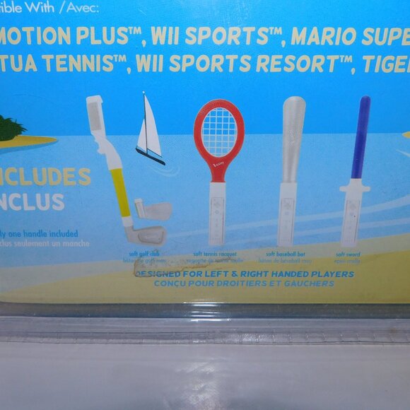 I-con Nintendo Wii Soft Sport Resort Kit NEW Bat Racquet Golf Club Sword - Picture 10 of 10